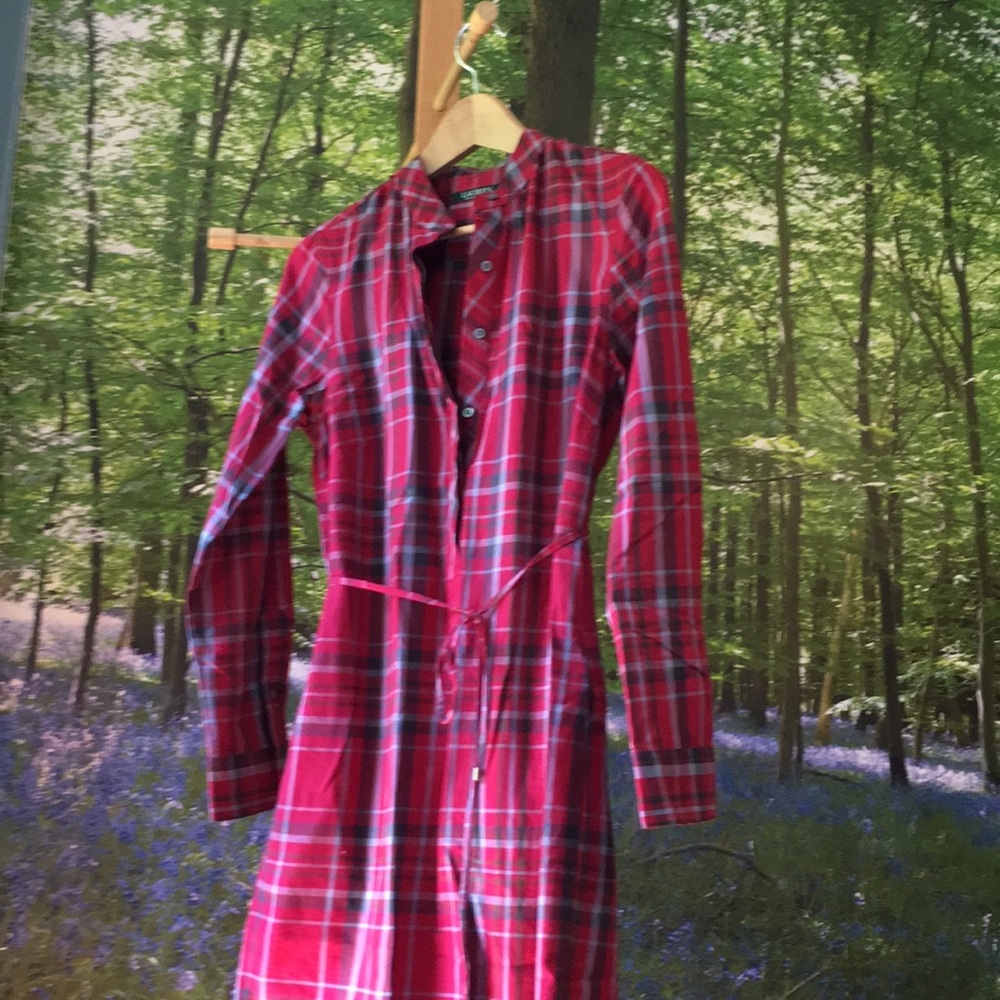 Lauren Ralph Lauren buttoned front shirt dress